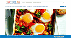Desktop Screenshot of eggrecipes.co.uk
